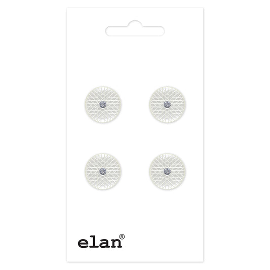 ELAN Shank Button - 11.5mm (1⁄2in) - 4 count