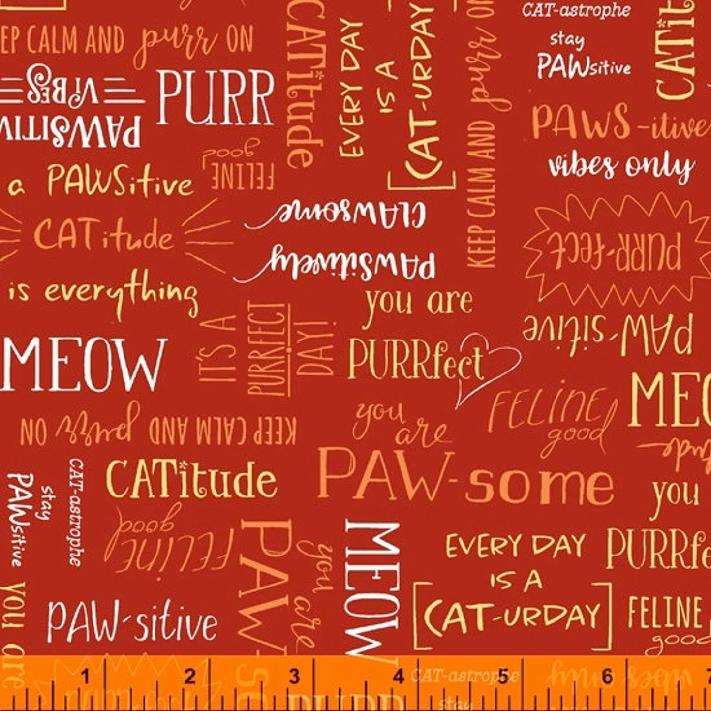 Purrfect Day- Cat words 52373 03 $24.96/m