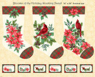 Blooms of the Holiday90P-44 Cream Multi $20.96/ panel