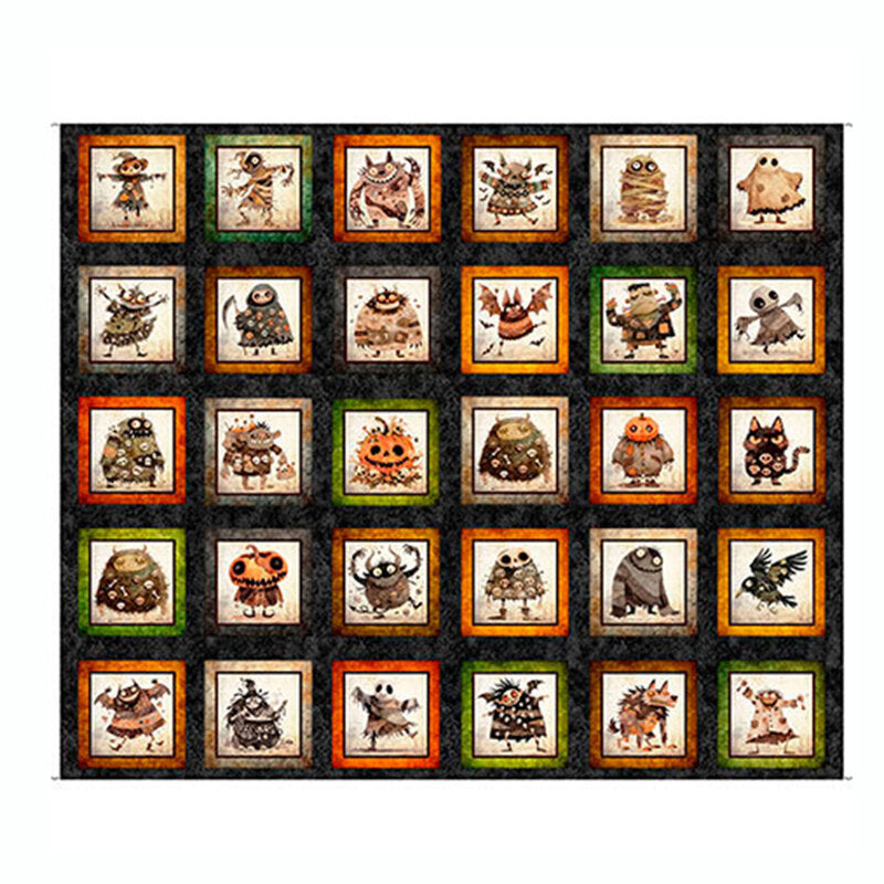 Halloween Monster patches panel $25.96