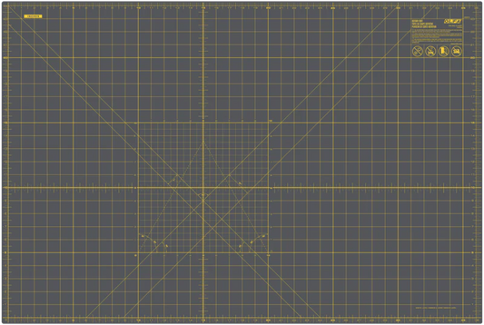 24”x36” Double-Sided Self-Healing Rotary Mat, Gray $109.99