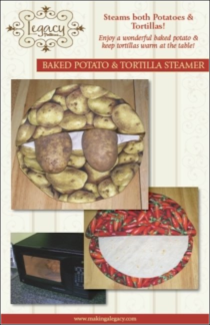 Baked Potato & Tortillas Steamer by Making a Legacy