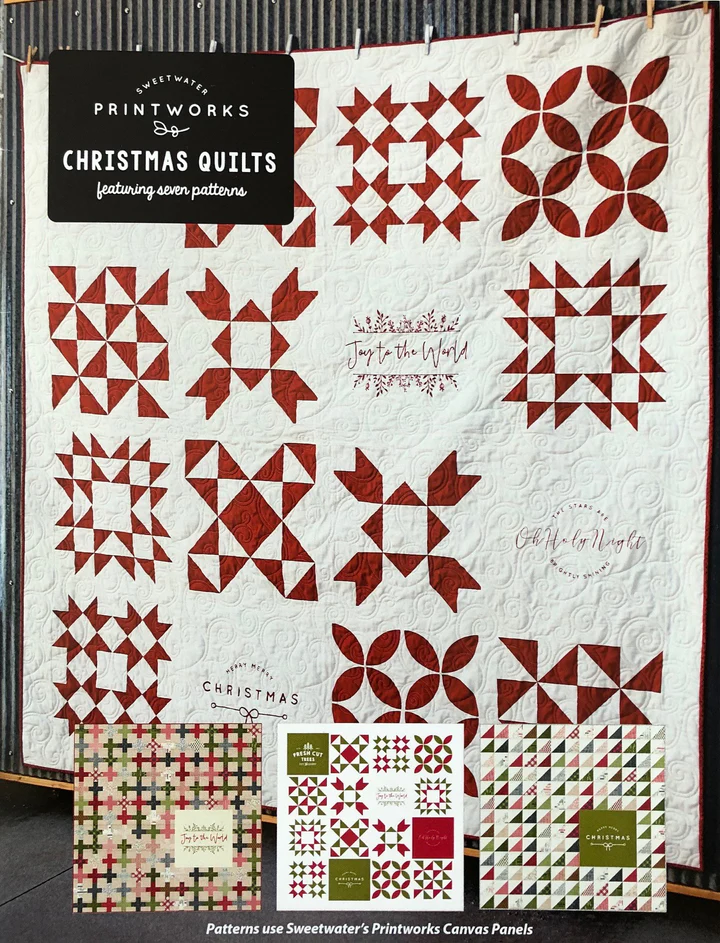 Sweet Water Paintworks Christmas Quilts featuring seven patterns