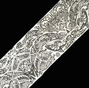 JACQUARD BRAID 50MM Ribbon- First Nations Designs $1.96/m