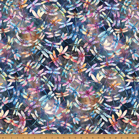 Wings Over Wildflowers X5707-737-Daybreak $26.96/m