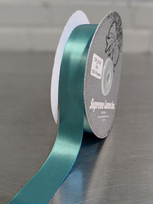 SINGLE FACE SATIN 30M    POLYESTER RIBBON 22MM $.68/m ( Click to choose colors)