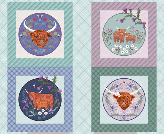 Celtic summer 1 yard panel - A993 $26.99