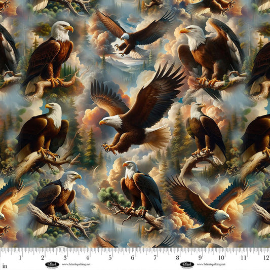 WILDERNESSMI-B-4179MK-39 - Eagles- Minky $37.96/m