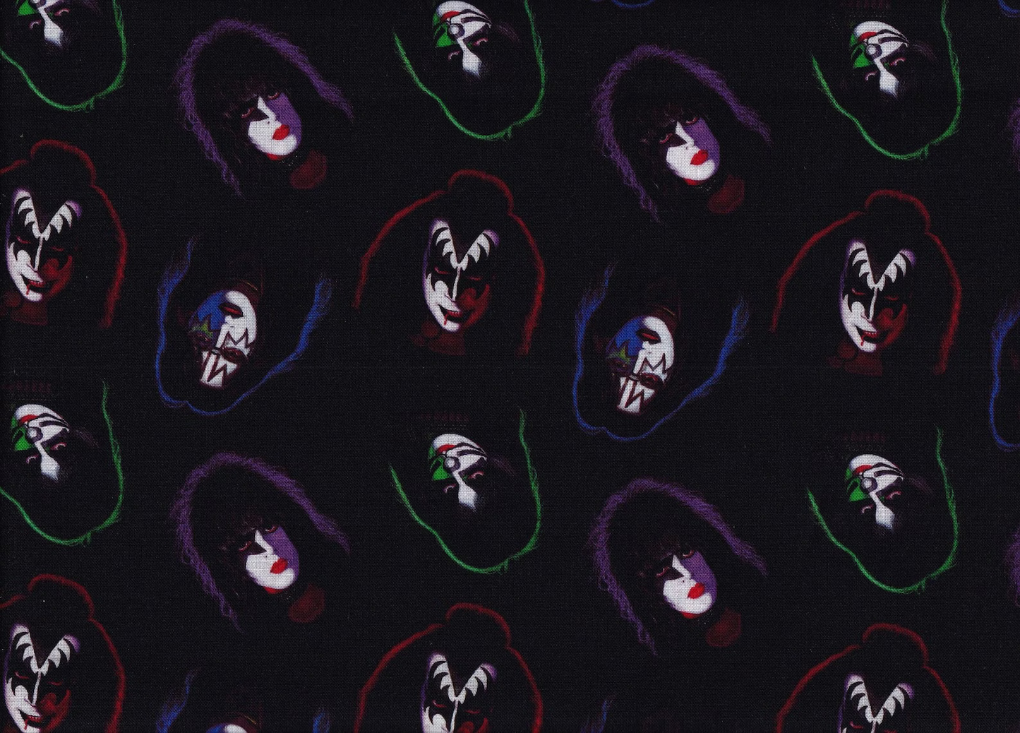 Kiss Band Fabric / Kiss Band Members Fabric $ 16.96/m