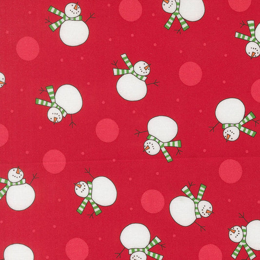 Snowtime By Me & My Sister Designs For Moda – Poinsettia Red $26.96/m