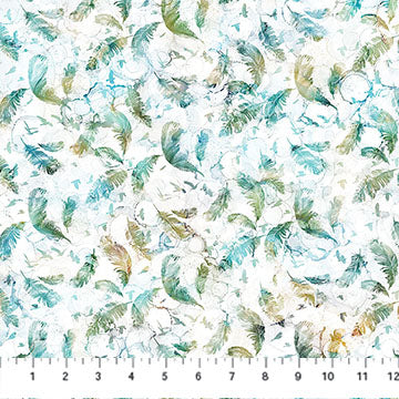 Raven’s Call- White Multi- Feathers $21.96/m