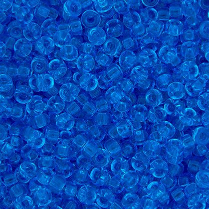 MIYUKI SEED BEAD 11/0 SAPPHIRE TRANSPARENT