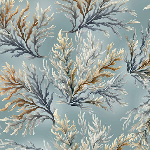 Coastal Escape by Kanvas- Coastal Coral Ocean $25.96/m