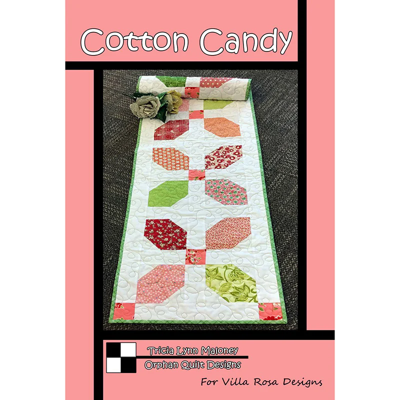 Cotton Candy Table Runner Pattern by Villa Rosa Designs