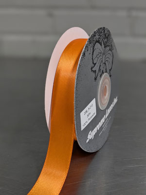 SINGLE FACE SATIN 30M    POLYESTER RIBBON 22MM $.68/m ( Click to choose colors)