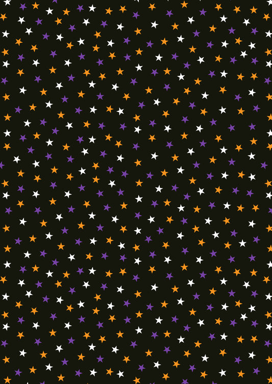 Transylvania Glow- Stars on black (glow) - L9C $24.96/m