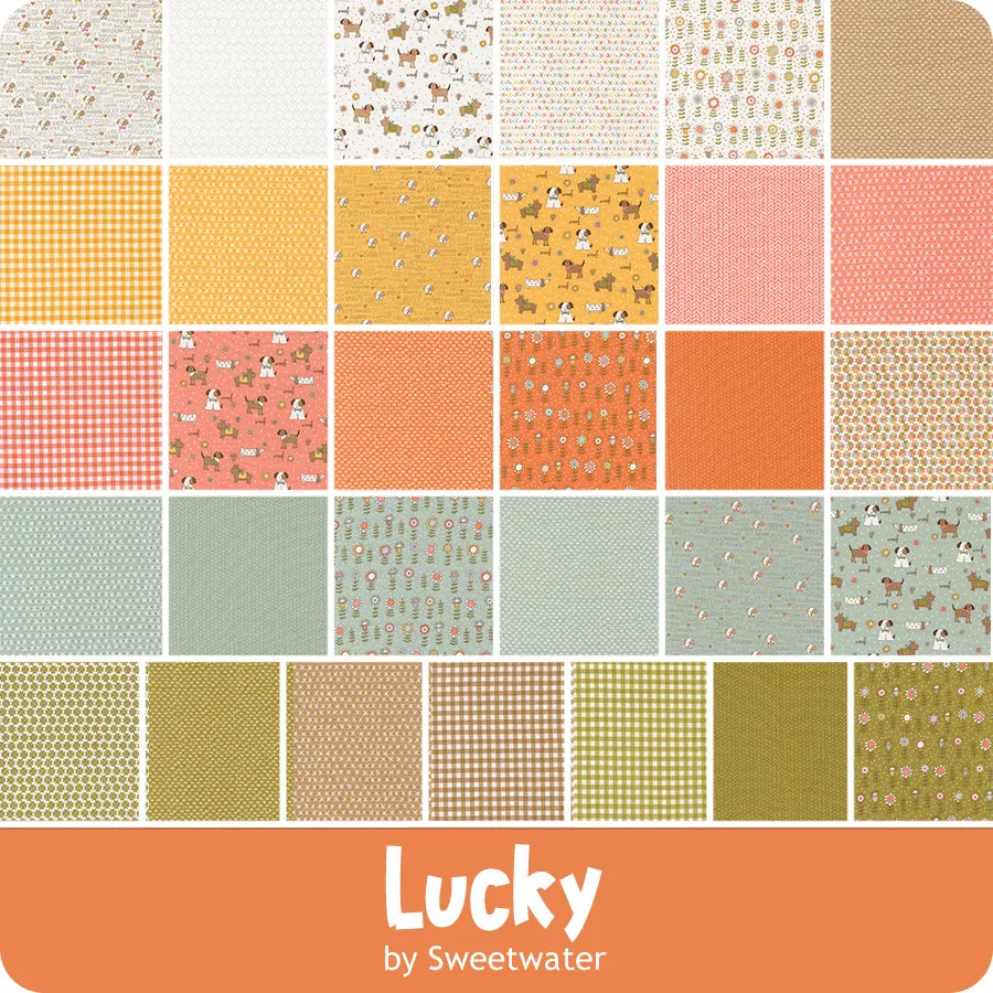 Lucky Fat Quarter Bundle Sweetwater for Moda Fabricsncludes 31 fat quarters.