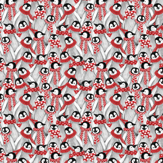 Penguin Party Collection-Penguin Pals-Multi-100% Cotton-49240402-01 $18.96/m