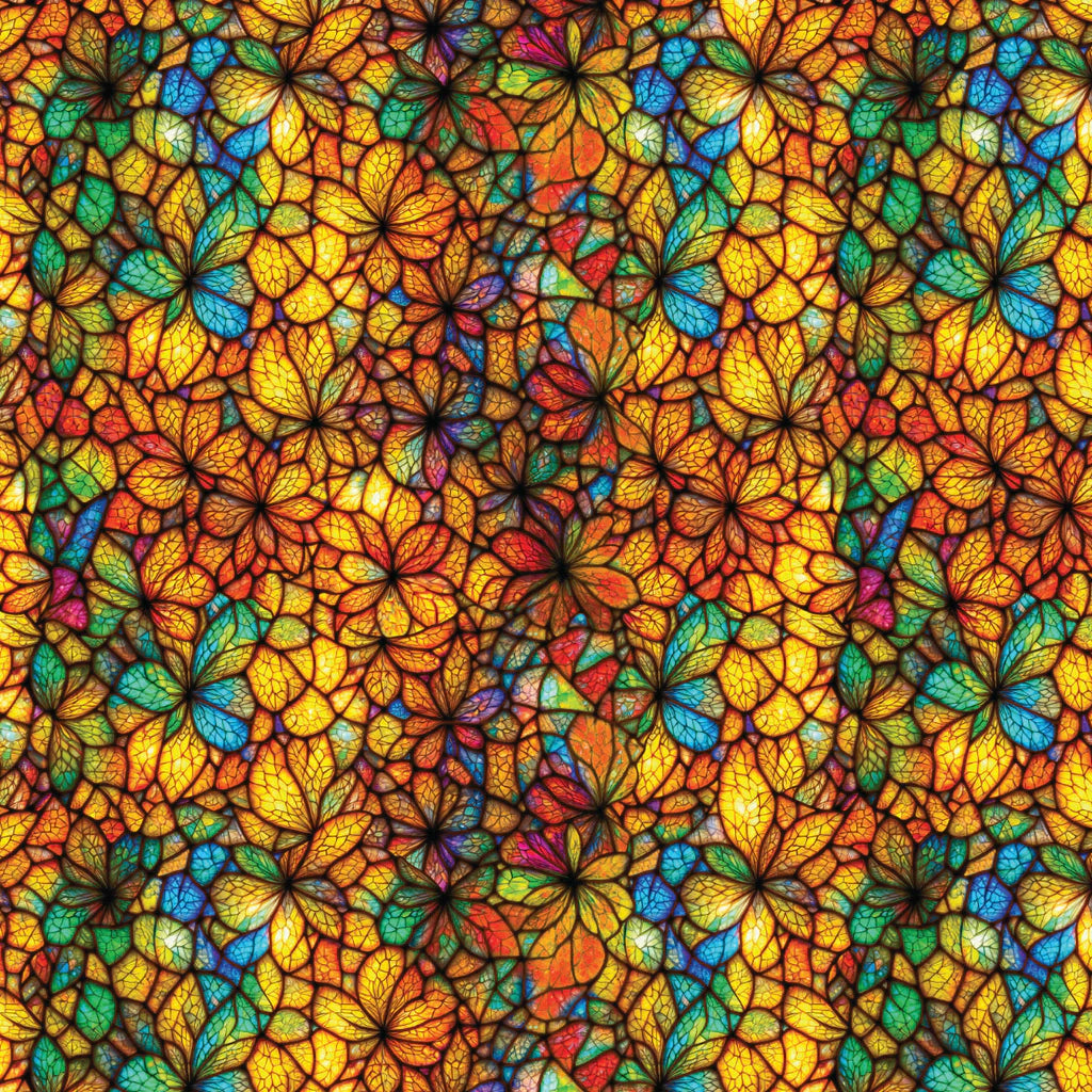 Sonny in the Sunflowers Collection-Stained Glass Petals-Multi-100% Cotton-16240202-01 4 $18.96