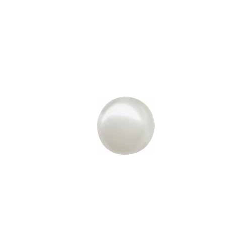 9mm Shank button white 050231D