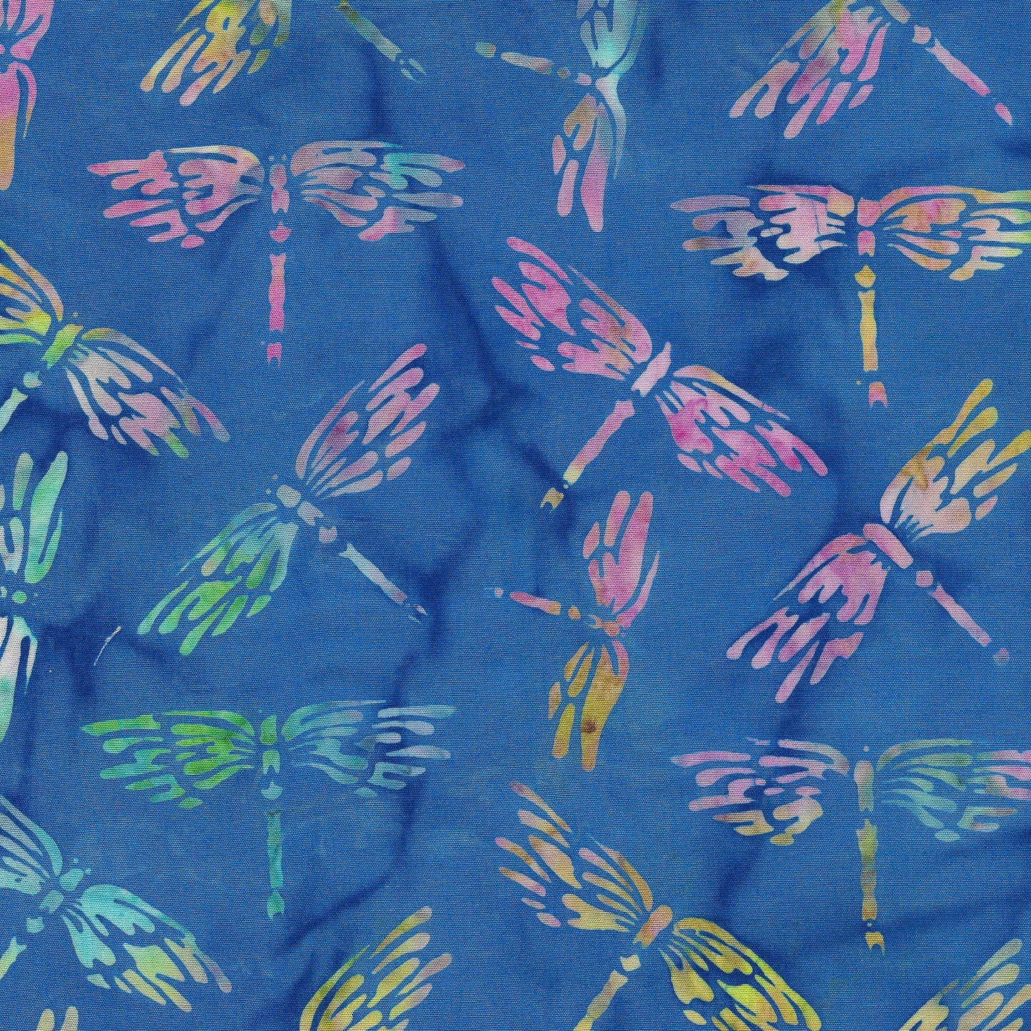 Dragonfly- Royal blue-Lemon Grass By ISLAND BATIK - 112018532