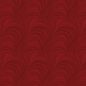 Wave Texture 108" Flannel Quilt by Jackie Robinson - Medium Red - 12966WF-15 $39.96/m