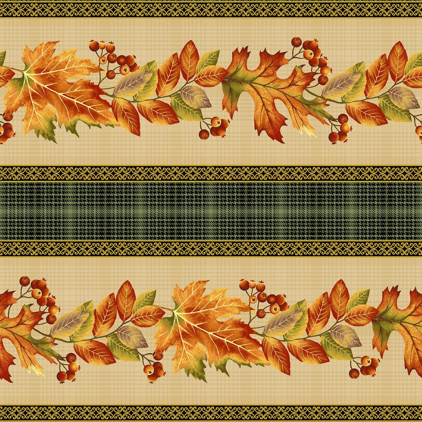 Autumn Elegance by Jackie Robinson - Bisque/Multi-  1666M-70