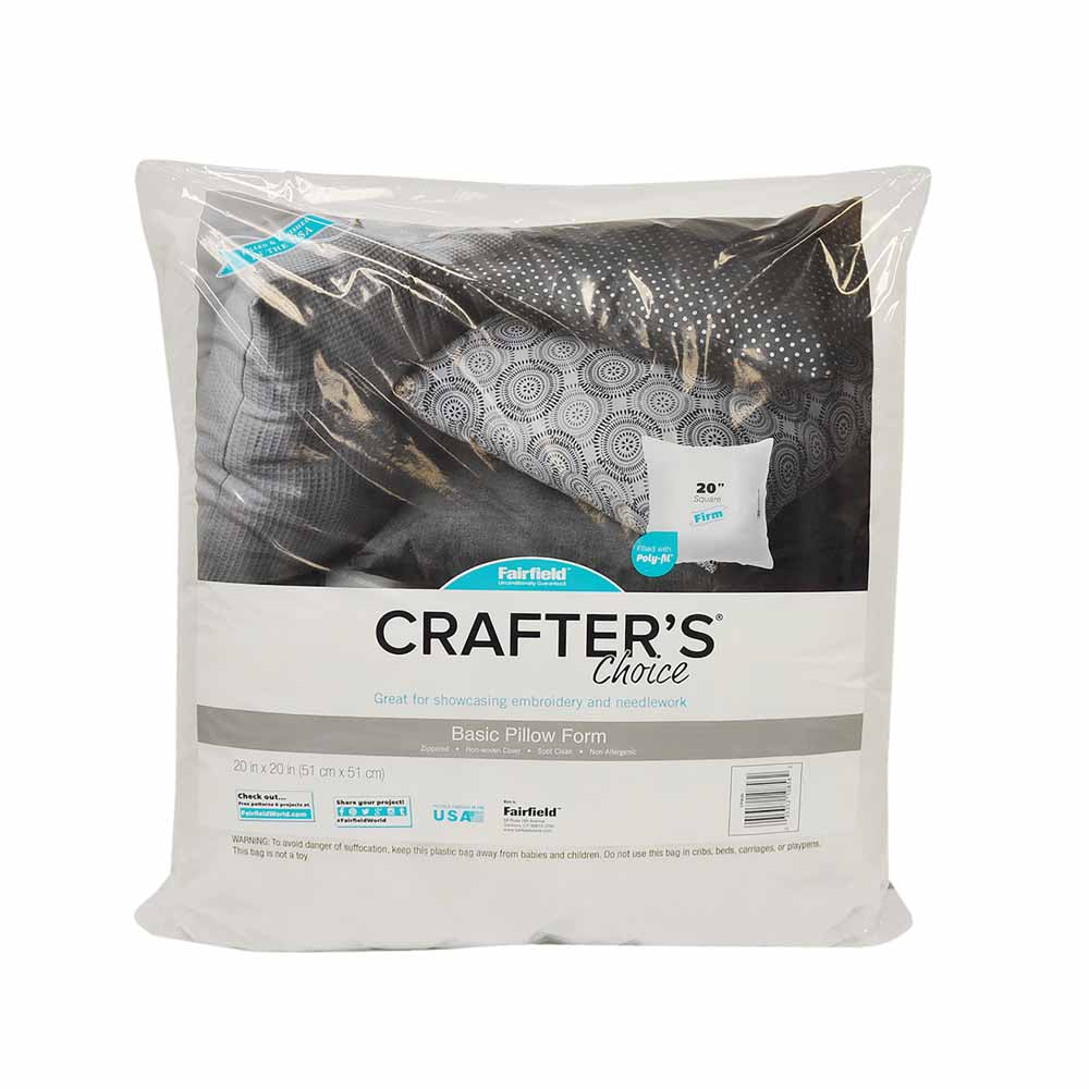Fairfield Crafter's Choice 20"x 20” Basic pillow form
