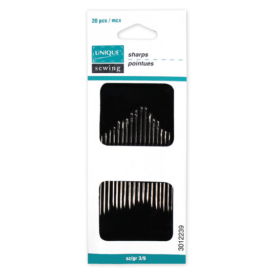 UNIQUE SEWING Darning Needles - sizes 3/9 - 10pcs- WT