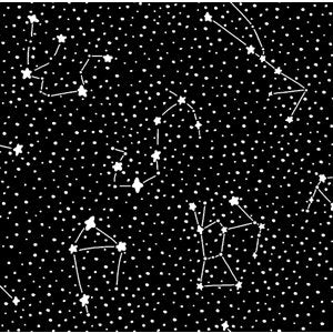 Cosmic Sea by Calli and Co. for Cotton + Steel- Black-  304120-19 $24.96/m