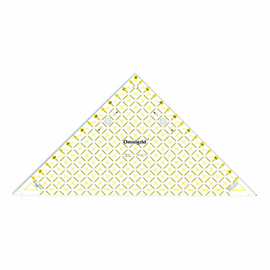 OMNIGRID Triangle Ruler for 1⁄2″ Square Triangles - 8″ (20.3cm) (WT)