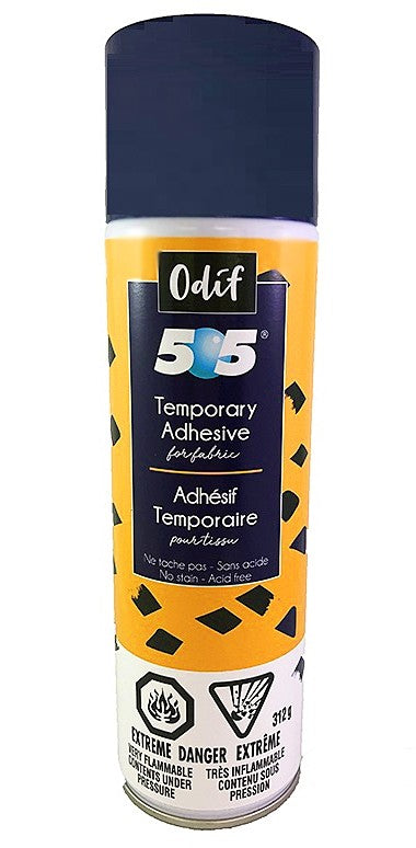 Odif 505 500ml (312g) Temporary Quilt Basting Adhesive Fabric Spray