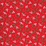 MERRY AND BRIGHT BY ME & MY SISTER FOR MODA - POINSETTIA RED $23.96/m