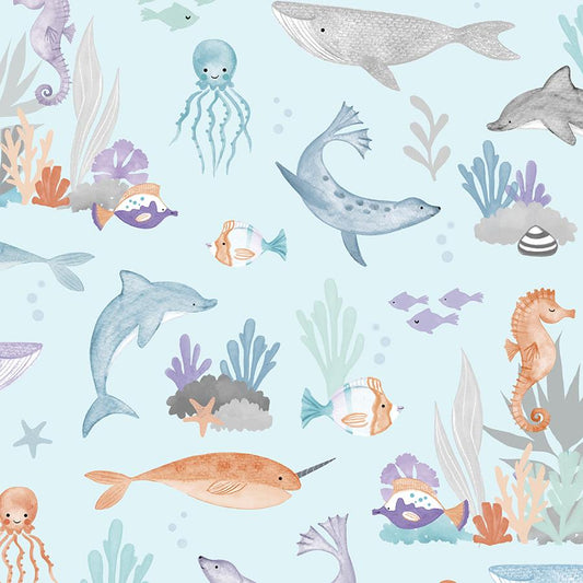 Underwater Whimsy - Sea Life Toss $22.96/m