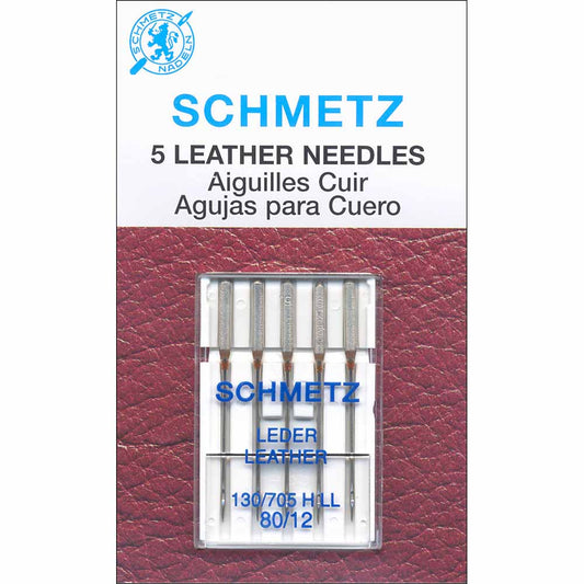 SCHMETZ #1784 Leather Needles Carded - 80/12 - 5 count