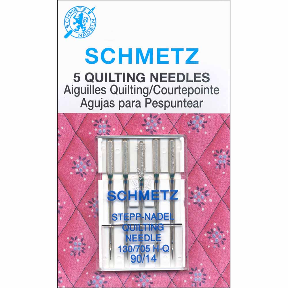 SCHMETZ #1719 Quilting Needles Carded - 90/14 - 5 count