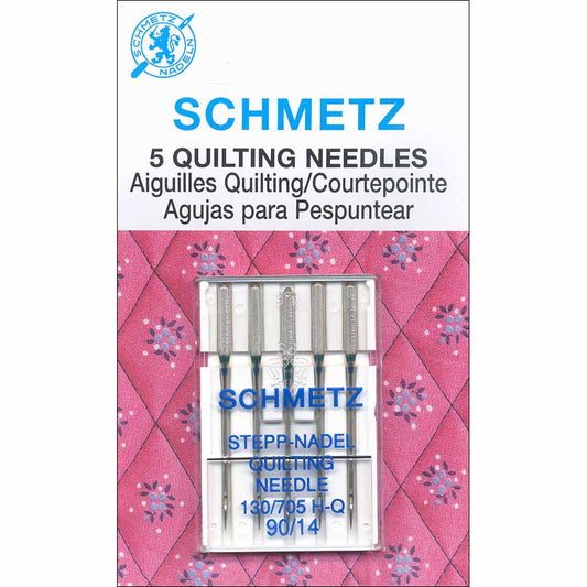 SCHMETZ #1719 Quilting Needles Carded - 90/14 - 5 count