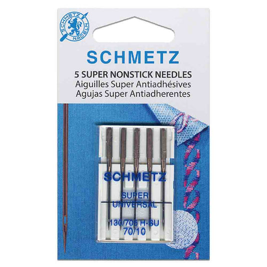 SCHMETZ #4501 Super NonStick Needles Carded - 70/10 - 5 count
