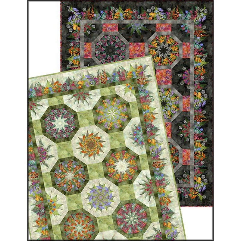 Halcyon One Fabric Kaleidoscope Quilt