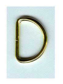 Metallic D Ring- 1"/25mm