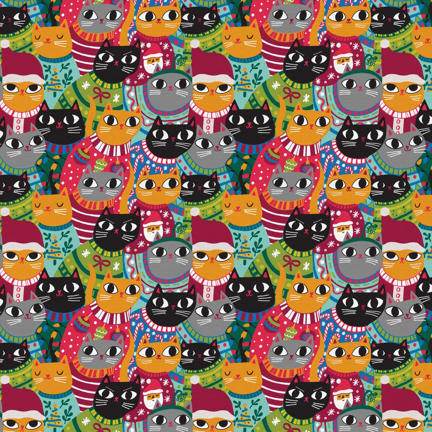 Christmas Sweater Cats- Sweater cats $19.96/m