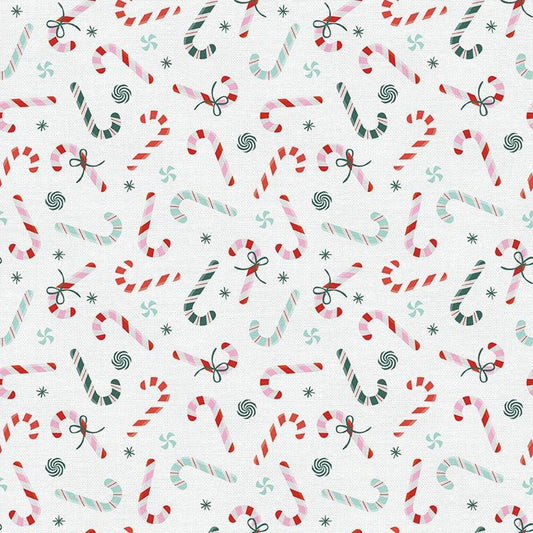 PSF120-22076 - Christmas Nostalgia - Candy Canes $20.96/m