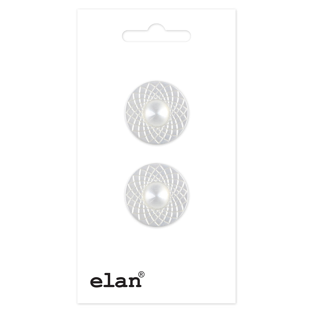 ELAN Shank Button - 25mm (1″) - 2 count