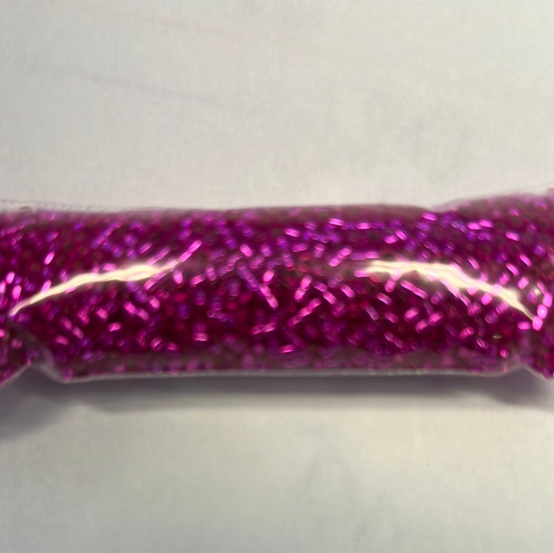 Delica 11/0 RD Fushsia silver lined-dyed .017kg $19.95