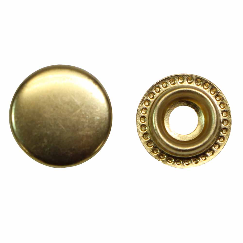 UNIQUE SEWING Heavy Duty Snaps Gold - 15mm (5⁄8″) - 6 sets – Rain ...
