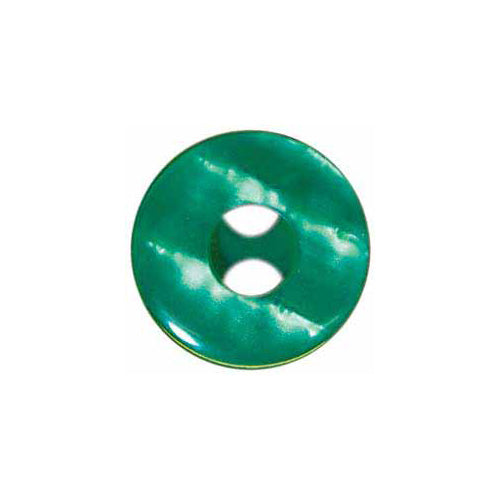 ELAN 2 Hole Button - 19mm (3⁄4″) - 2 count- green