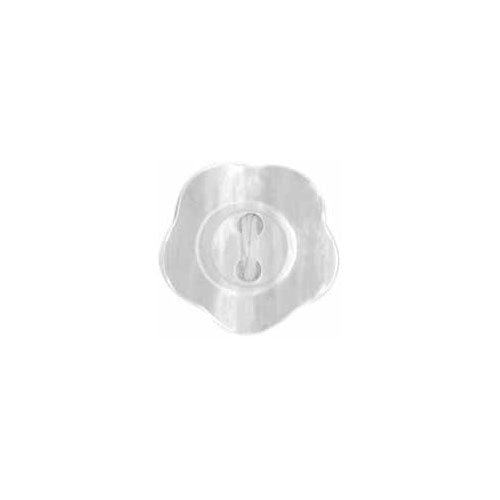 ELAN 2 Hole Button - 12mm (1⁄2″) - 4 count- white