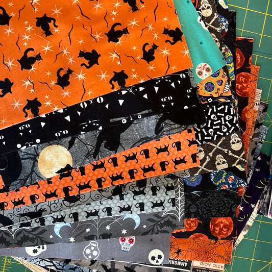 Halloween Layer cake pack 42 @ 10" squares  $58.95