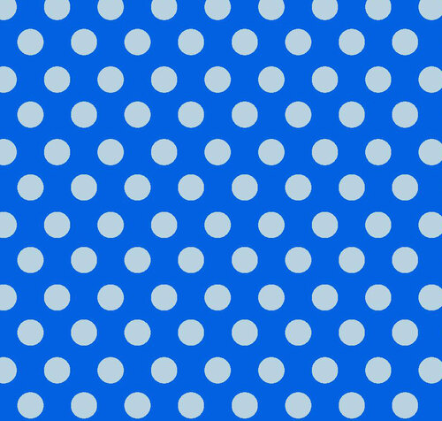 Flannel Print -3281- Blue with blue dots