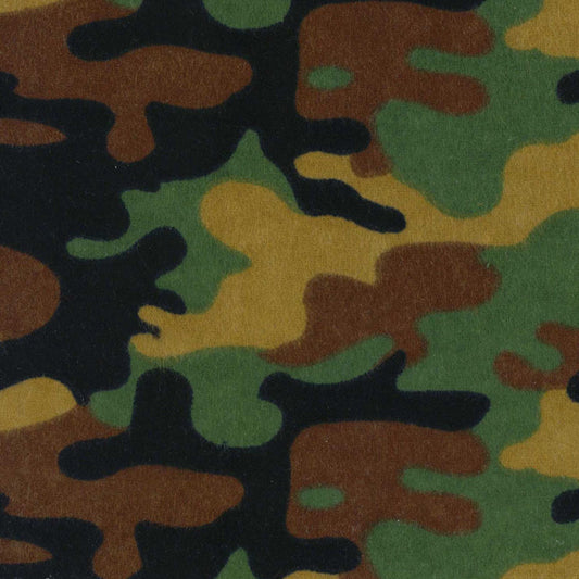 Flannel Prints Camo- green and brown